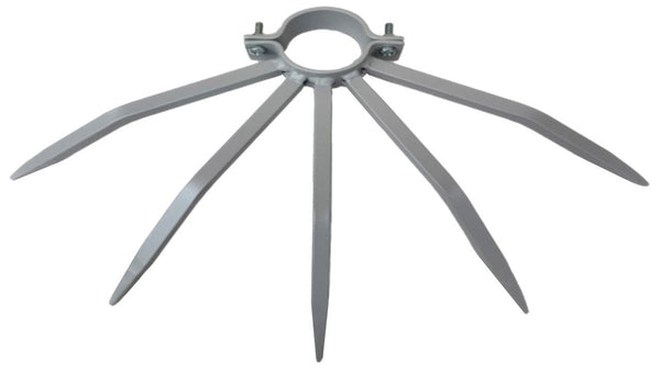 Antivol avec pointes en acier pour tuyaux de descente Tuyaux extérieurs Ø58-62 mm Argent acquista