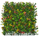 Parete Verde Verticale Artificiale 50x50 cm in Plastica Multicolor