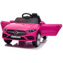 Macchina Elettrica per Bambini 12V con Licenza Mercedes CLS 350 AMG Rosa