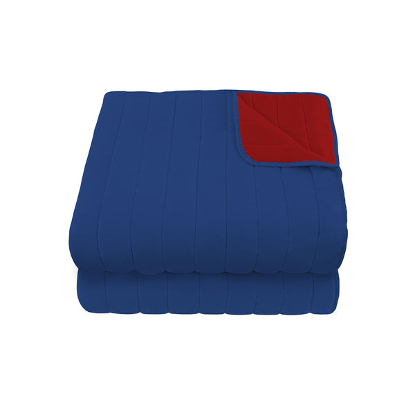 Couette Double Face 100gr Royal/Rouge Différentes Tailles acquista
