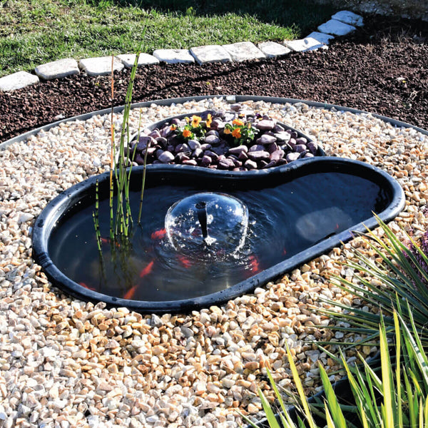 online Bassin de Jardin Artificiel Noir 113x74x45 cm 150 Litres