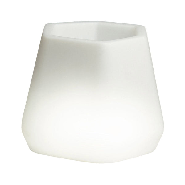 Vase de Jardin Lumineux LED 40x35x27 cm en Résine 5W Magnolia Blanc Froid online