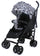 Poussette pliante Barotti Zoom pour enfants noir/blanc