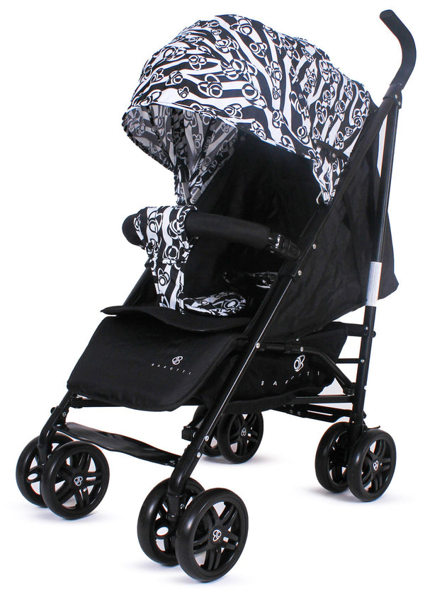 Poussette pliante Barotti Zoom pour enfants noir/blanc online