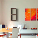 Mensola Rettangolare 2 Scomparti da Parete 70x30x15,5 cm in Fibra di Legno Morgana Rovere Sagerau