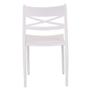 Set 6 Sedie 81x46x52 cm in Polipropilene Bianco