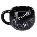 Set piattino e tazza  in Ceramica VdE Tivoli 1996 Cats Bianco e Nero