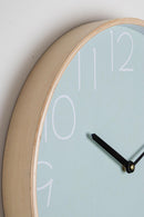 Orologio da Parete  Ø40,8x4,8 cm in Legno Lorens Verde Chiaro