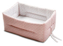 Set 2 Riduttori Gemellari per Lettino Culla 64x58x29 cm con Materassino Italbaby Pois Rosa