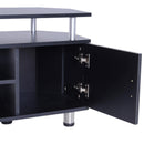 Mobile TV 2 Ante 4 Ripiani 120x39,5x52 cm  Nero
