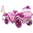 Carrozza Elettrica per Bambine 132x72x87 cm 7,2V con Licenza Disney Princess