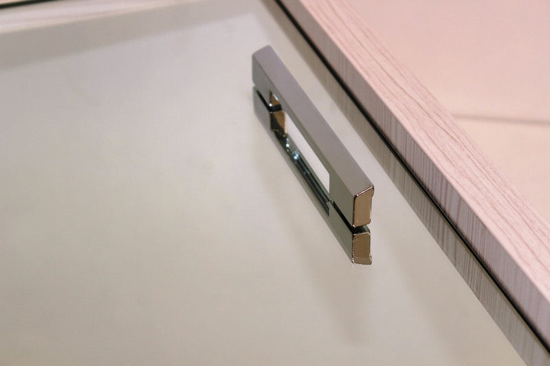 Specchiera 2 Ante in Melaminico 130x18x47,5cm TFT Giava Pino Bianco