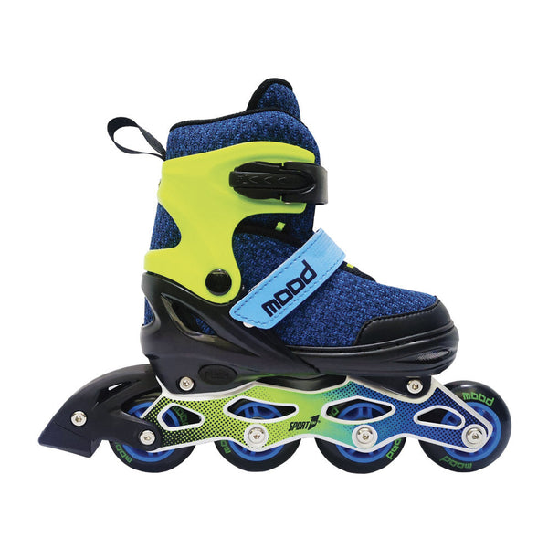 Patins à roulettes en ligne taille réglable 35-38 frein à plaquettes bleu online