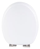 Copriwater Universale 5,5x45x38 cm in MDF con Chiusura Soft Bianco