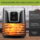 Friggitrice ad Aria Calda Capacità 4L 1300W 36 x 28 x 31,5 cm