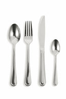 Servizio Set di Posate 24 Pezzi in Acciaio Lucido Silver Villa d'Este Home Tivoli Antique