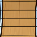 Pergola da Giardino 295x245x250 cm in Metallo e Poliestere Cachi