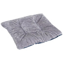 Cuccia Letto da interno per Cane Gatto con Cuscino Grigio blu 75x60x20 cm 