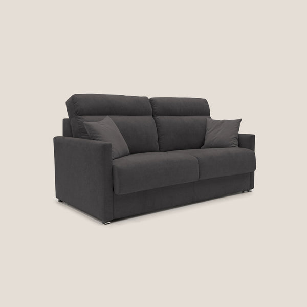 Canapé lit 2 places 156x102x97 cm en tissu noir online