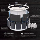 Vasca Idromassaggio Spa Denver Smontabile Trasportabile con Wifi per 6 Persone 182x182x70 cm in Materiale Plastico Grigio      