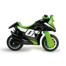 Moto Cavalcabile per Bambini Spline Senza Pedali Verde   