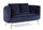 Divano 2 Posti 144x77x79,5h cm Tenbury Blu