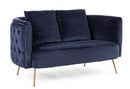 Divano 2 Posti 144x77x79,5h cm Tenbury Blu