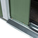 Casetta Box da Giardino 213x130x173 cm in Acciaio Verde