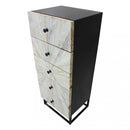 Mobile Stanley 45x35x110 h cm in Legno Marrone