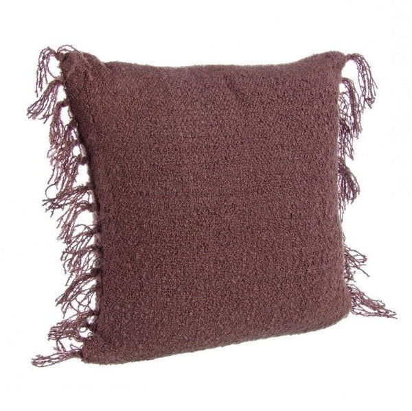 acquista Coussin Fatima Bordeaux 45x45 cm en Tissu