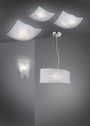 Plafoniera da Interno  E27 in Metallo Bianco
