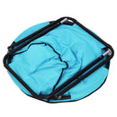 Sedia da Campeggio Pieghevole Imbottita 80x80x75 cm  Blu