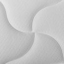 Materasso Memory e Molle Mastrimoniale Francese 140x190 cm H20 Bianco