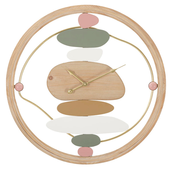 Orologio da Muro Colorful 57x3,8x57 cm in Ferro e MDF Multicolor prezzo