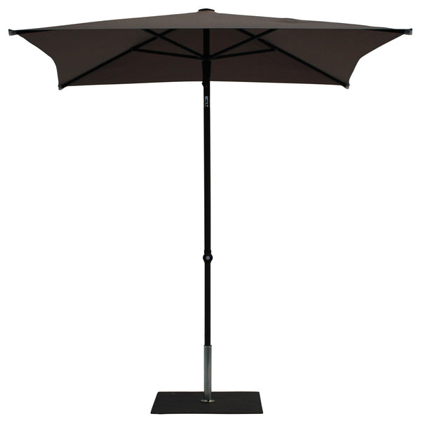 sconto Ombrellone da Giardino 2x2 m Palo Ø38 mm in Alluminio Tessuto Poliestere Trend Taupe