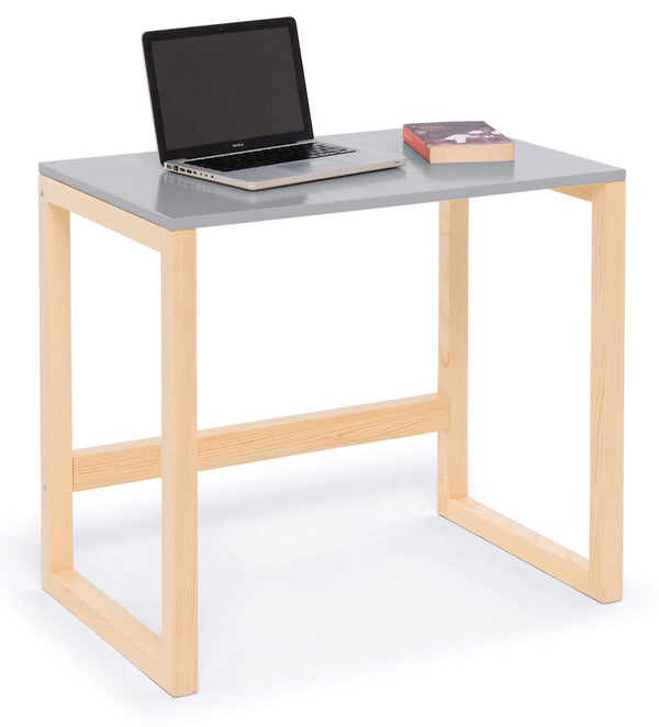 prezzo Plateau de bureau en bois MDF laqué Gris Fumer Dadà 80