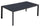 Table de Jardin 100x200x75 cm en Aluminium Anthracite