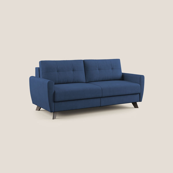 online Canapé lit 3 places 188x97x96 cm en tissu bleu