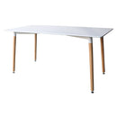 Tavolo da Cucina 160x80x74 cm in legno Bianco