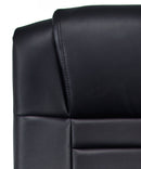 Sedia Poltrona Presidenziale da Ufficio in Similpelle Bozzini Revolution Nero
