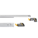 Guide Cassetto con Estrazione Soft 540 mm in Acciaio Emuca Bianco