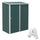 Casetta da Giardino 161,5x94,5x196 cm Porta Attrezzi con Catenaccio in Acciaio Verde