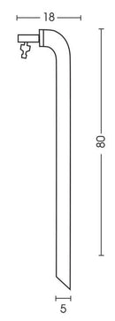 Fontana da Giardino a Cannuccia con Rubinetto Belfer 42/CN Verde