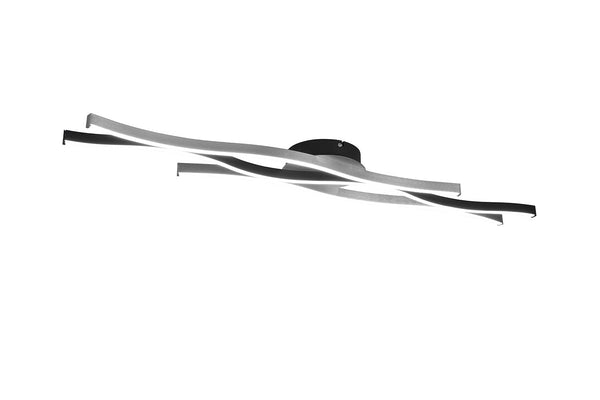 Plafoniera da Interno a LED in Metallo Alluminio spazzolato acquista