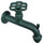 Robinet coloré pour fontaine de jardin en laiton Belfer RUB/022 Vert