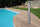 Douche De Jardin Solaire Extérieure 30L Mitigeur Arkema Spring S Bande Inox Vert
