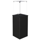 Stufa a Gas da Esterno 154,7x46,7x46,7cm Flig Gastonia Nero Satinato