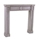 Cornice Camino in Legno 108x18x102cm Frame Tortora