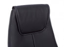Sedia Poltrona Presidenziale da Ufficio in Similpelle Camberra Nera