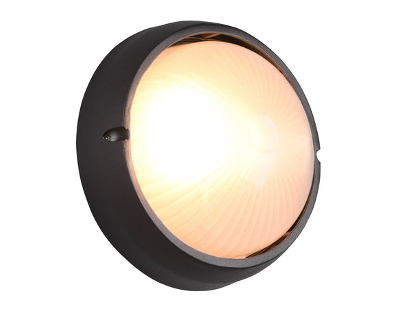 online Plafoniera da Esterno Attacco E27 in Alluminio Nero Opaco